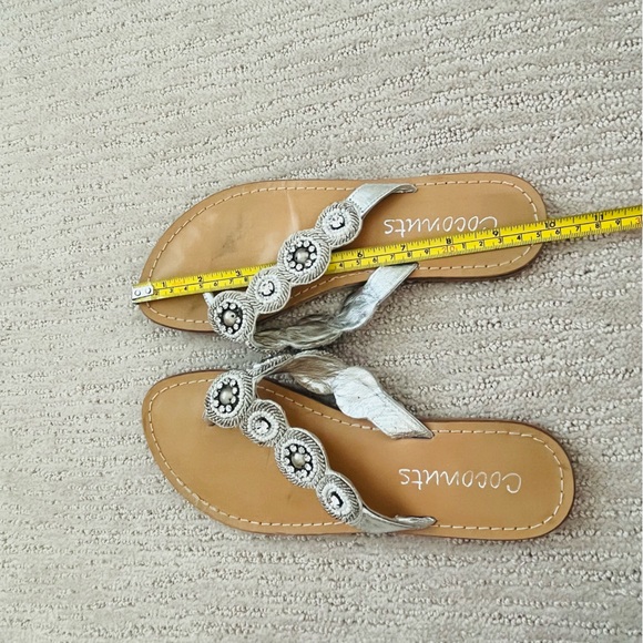 Coconuts Rhinestone Sandals - Picture 3 of 8